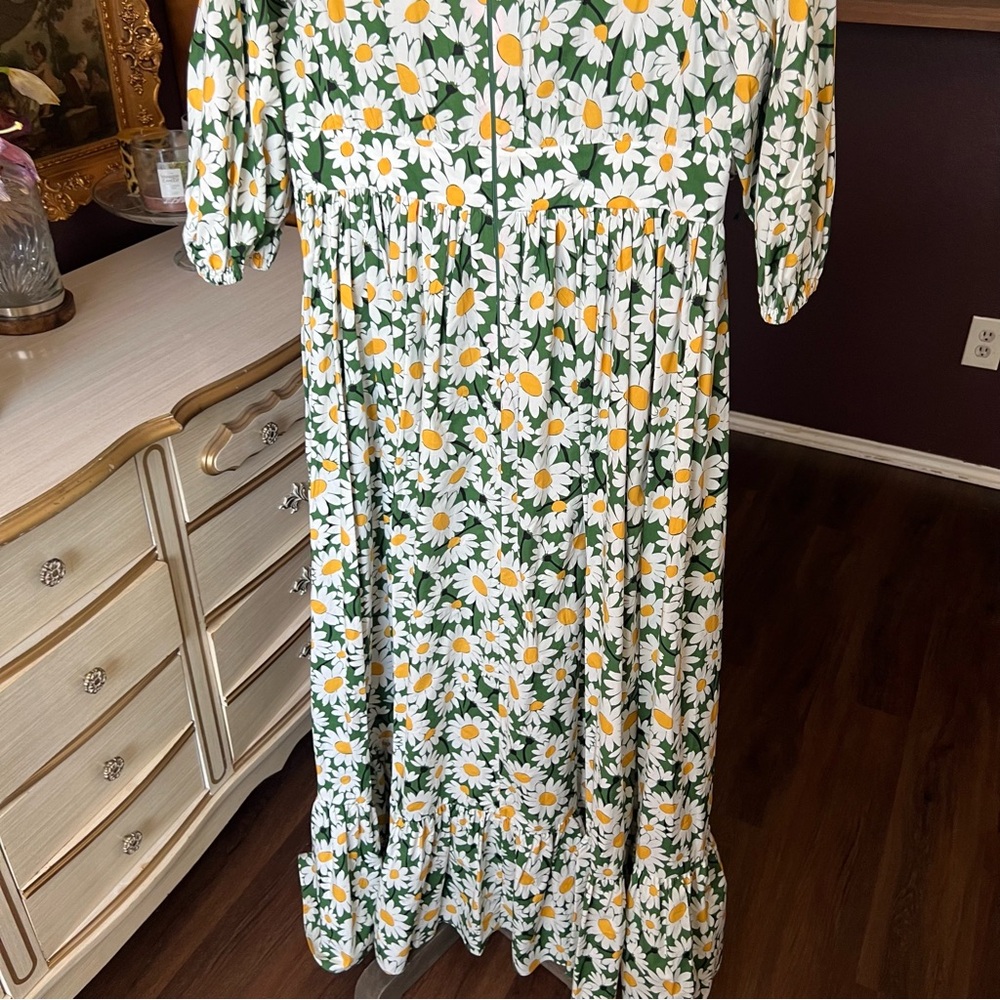Kate Spade Daisy Bodega Midi Dress Size 12 - Picture 11 of 13